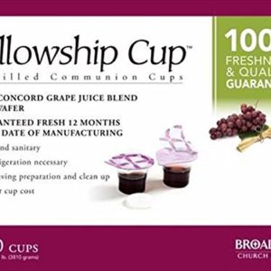Communion-Fellowship Cup Prefilled Juice/Wafer (Box Of 500) (Pkg-500)
