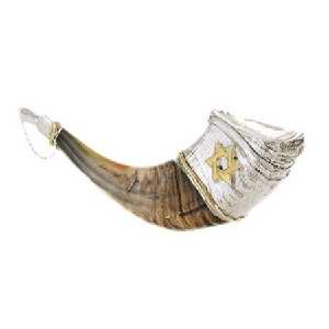 Shofar: Rams Horn - Anointing Silver Plated